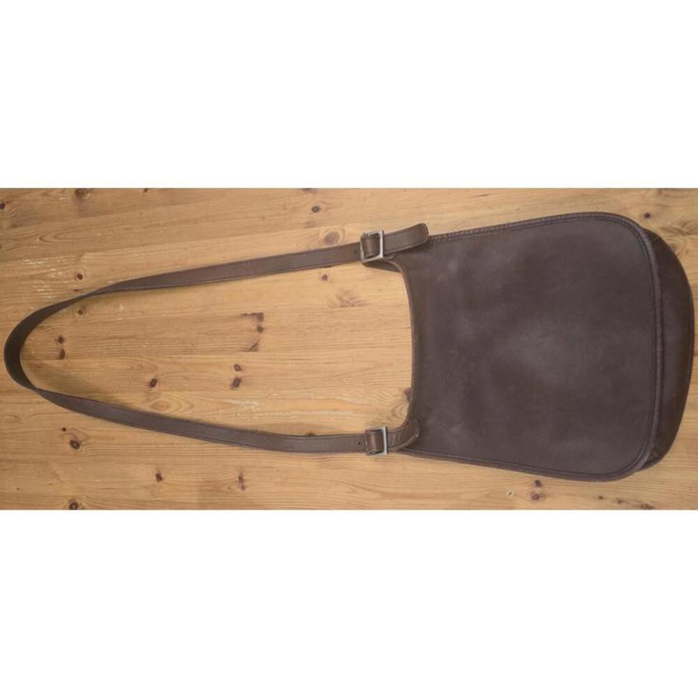 Vintage Coach Leather Hippie Flap Saddle Bag 9135 - Picture 5 of 9